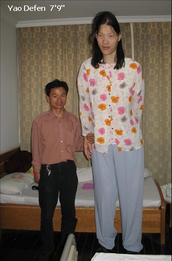tallest woman in world. China #39;s tallest woman easily